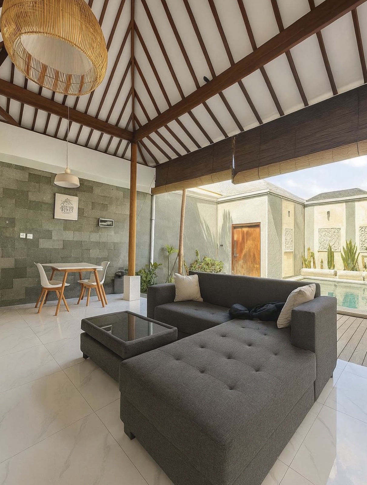 Villa, terrasse couverte